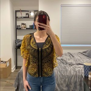 Bebe butterfly cardigan size small